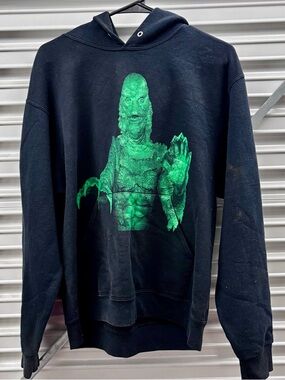 Black “Creature from the Black Lagoon” One of a Kind Hoodie